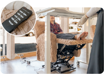 最新の昇降設備でネイリストの「職業病」をゼロに。